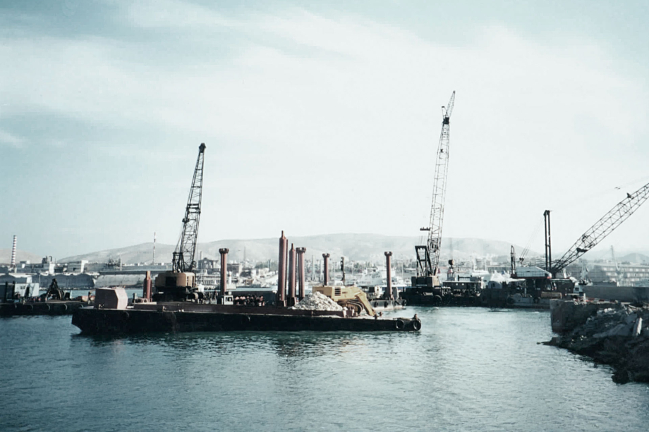 Spanopoulos Group - About us - Our History / Old photograph from the early years of Spanopoulos shipyards
